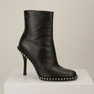 Alexander Wang Nova 105 Round Toe Ankle Boots, Black, EU 36/US 6